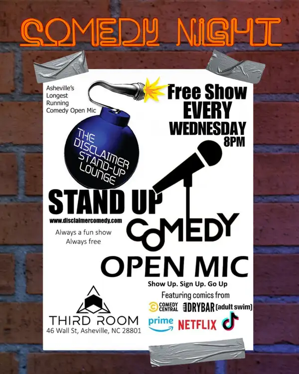 The Disclaimer Stand Up Lounge Comedy Open Mic - FREE!