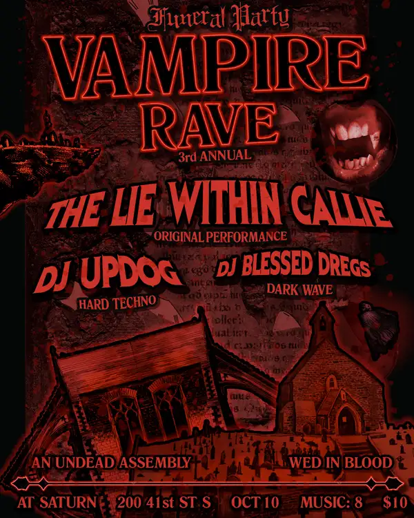 Funeral Party: 3rd Annual Vampire Rave