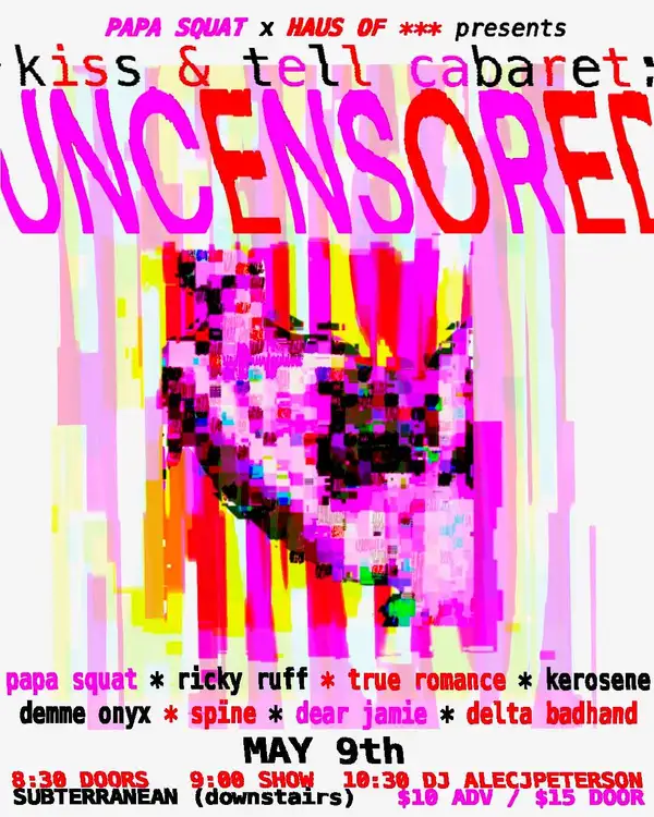 Kiss & Tell Cabaret: Uncensored