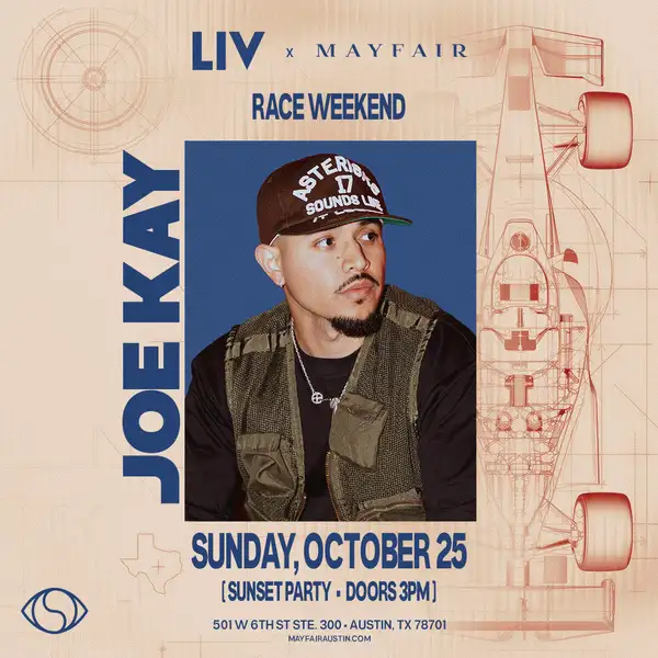 10.25 | FREE RSVP: Joe Kay at Mayfair | Austin TX