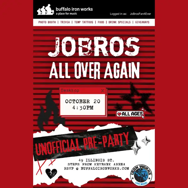 JoBros All Over Again: Pre-Show Party