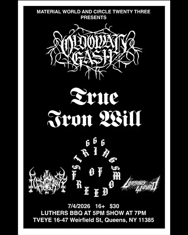 True Iron Will, Oldowan Gash, 666 Strings Of Freedom, Fleshm