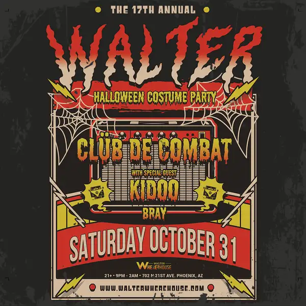 Walter Halloween Costume Party w Cl&uuml;b De Combat & Kidoo