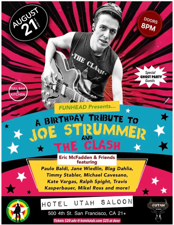 A Birthday Tribute to Joe Strummer & The Clash