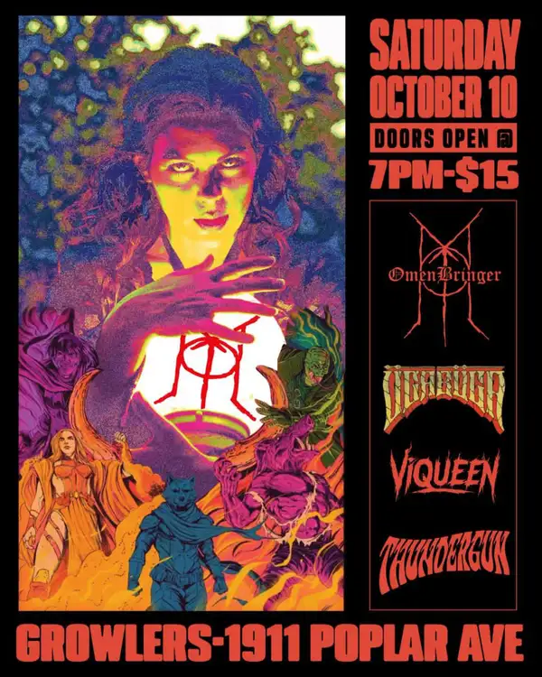 OmenBringer w/ &Uuml;ga B&uuml;ga, Viqueen, and Thundergun