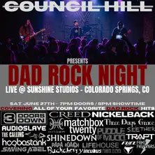 Dad Rock Night&rdquo; (a tribute to 2000&rsquo;s Rock) (presented by Cou