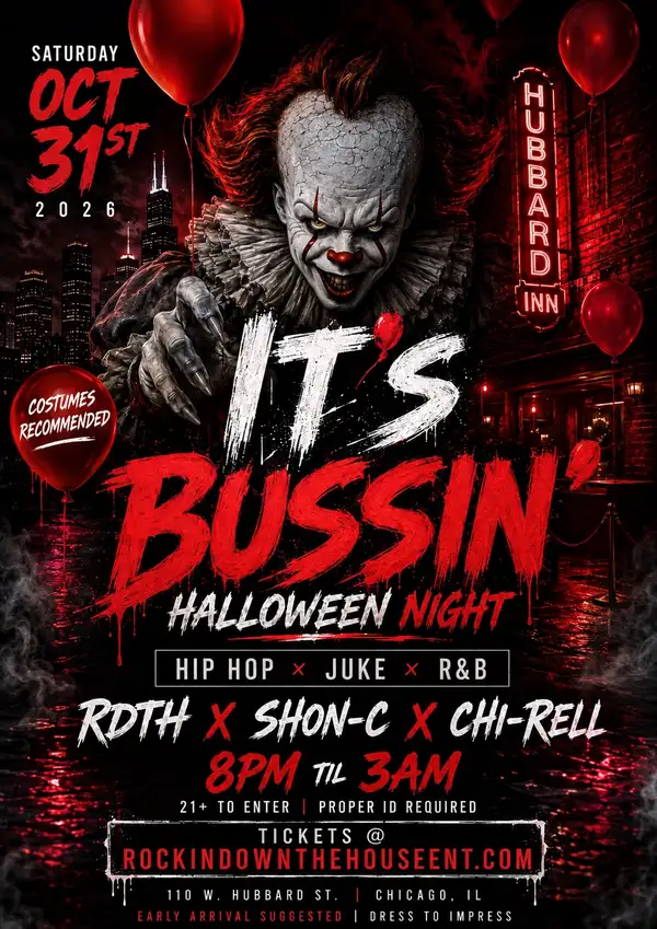 It’s Bussin’ Halloween Costume Party @ Hubbard INN