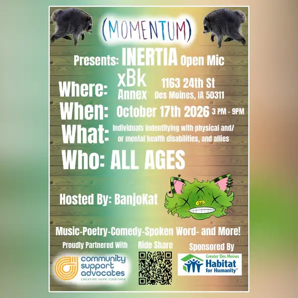  INERTIA OPEN MIC at the xBk Annex // FREE!