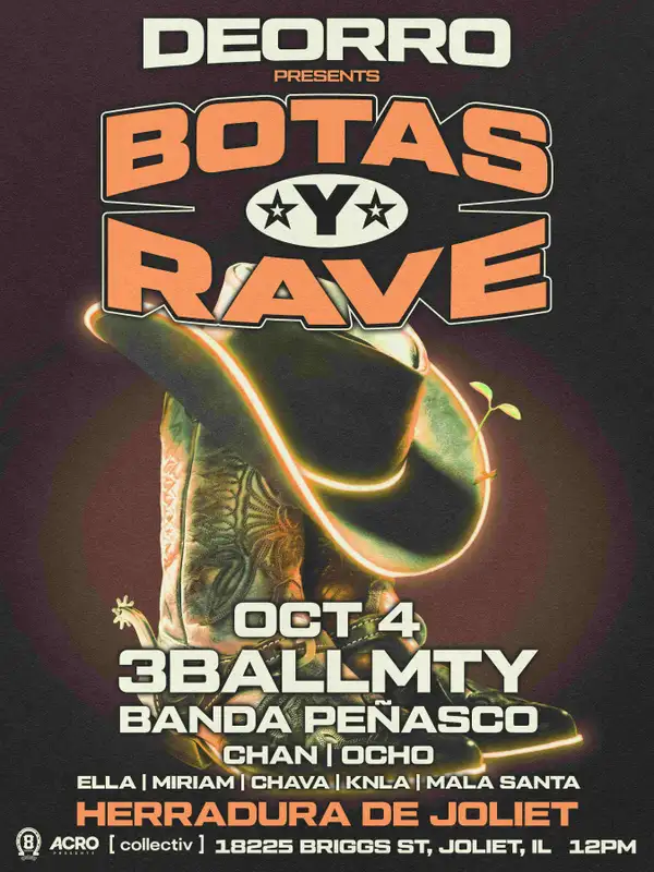 Deorro presents: Botas y Rave w/ 3BALLMTY & Banda Pe&ntilde;asco