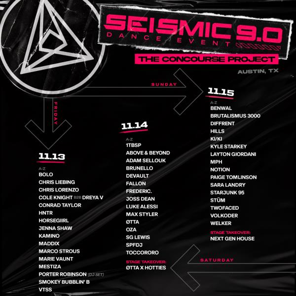 Seismic Dance Event 9.0
