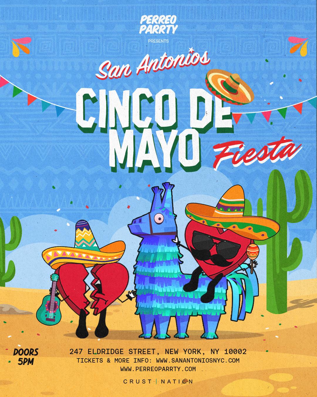 Cinco De Mayo on Houston-Latin Reggaeton Party @ Lower East