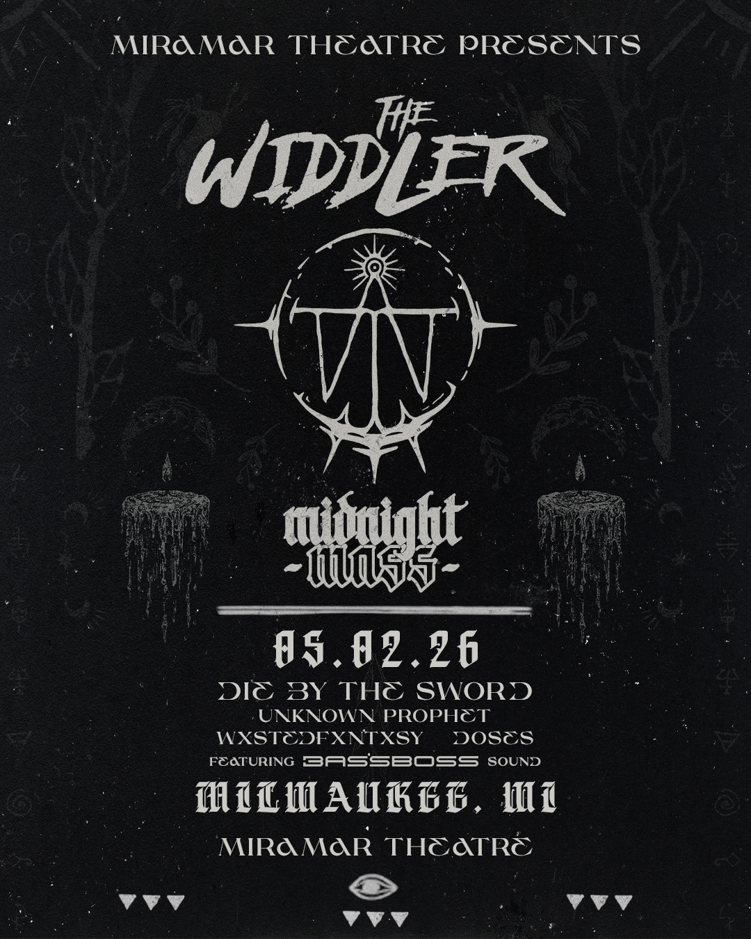 The Widdler&rsquo;s Midnight Mass Tour w/ Die By The Sword