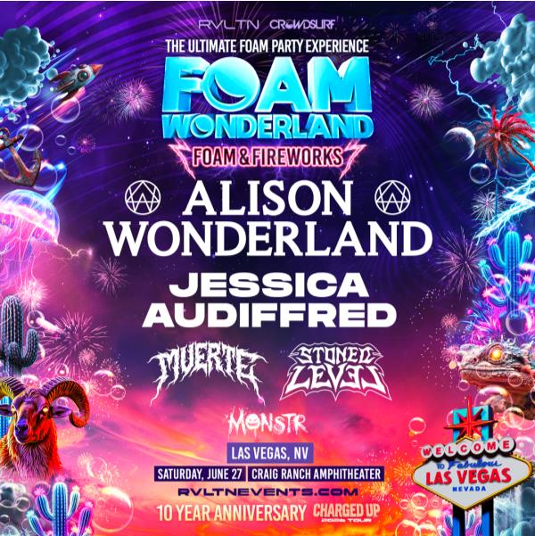 Foam Wonderland Las Vegas: Foam & Fireworks 2026