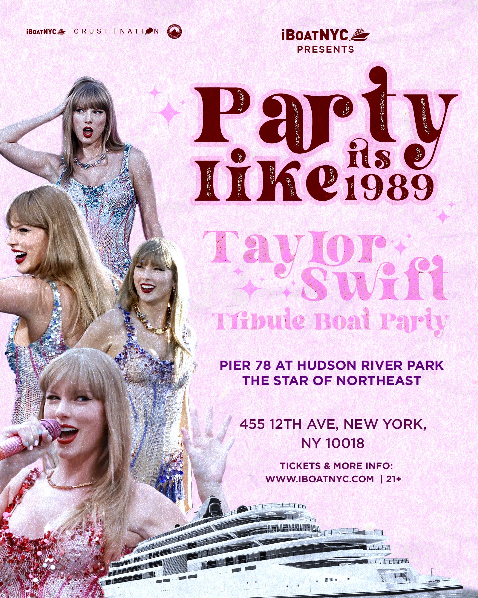 TAYLOR SWIFT Tribute Sunset Boat Cruise NYC