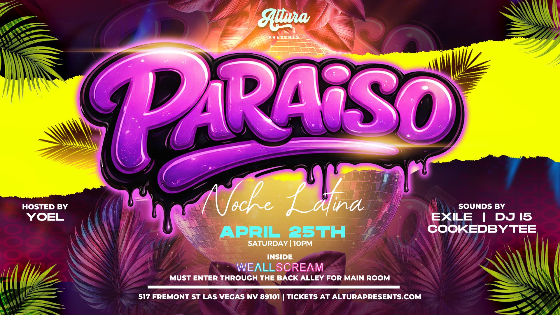 ALTURA Presents: Paraiso (21+)