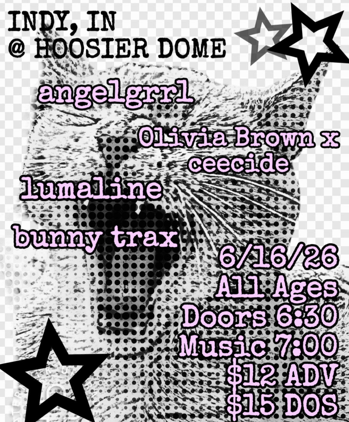 angelgrrl, Olivia Brown x ceecide, lumaline, bunny trax