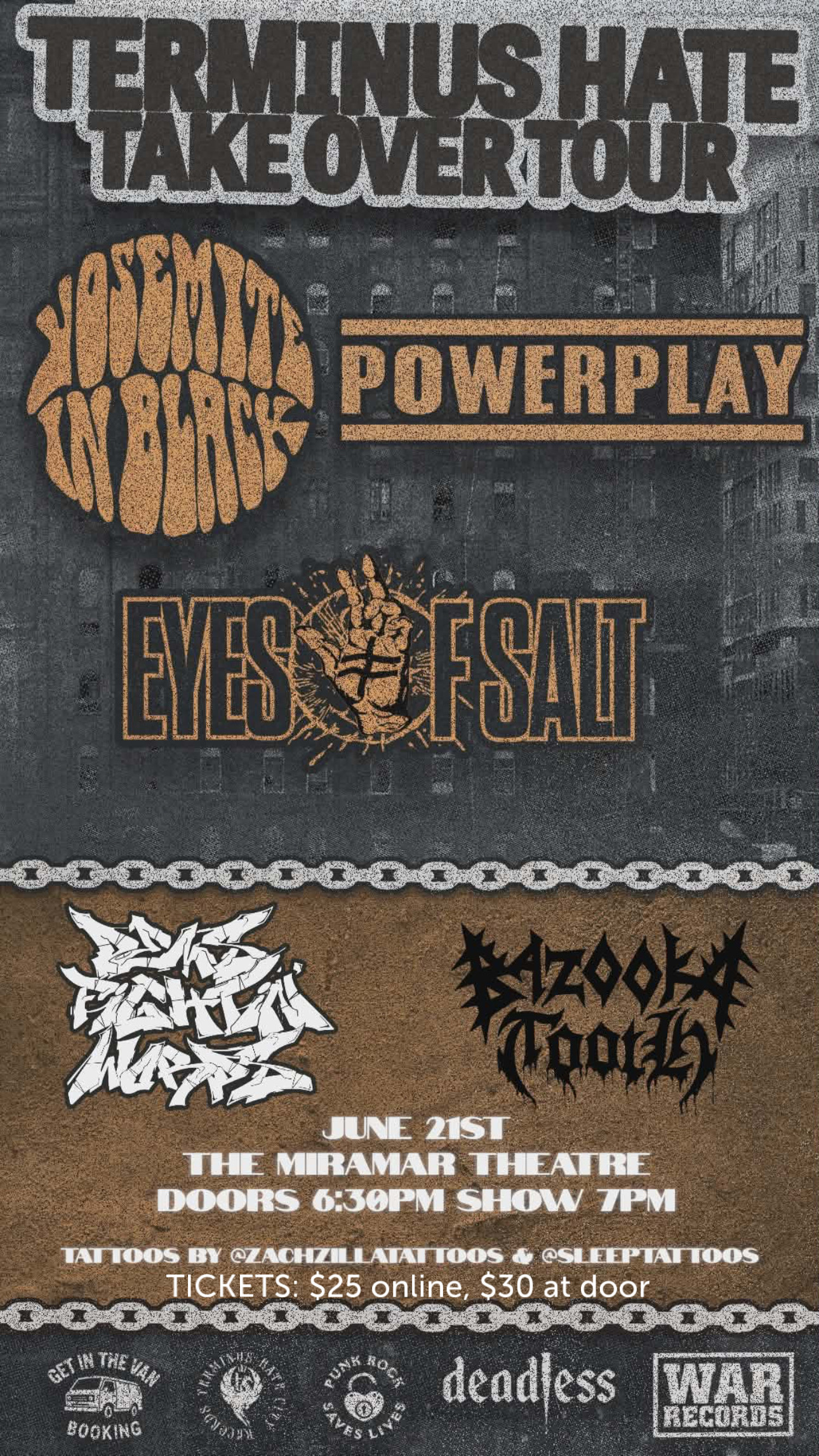 Terminus Hate Tour ft. Yosemite In Black, PowerPlay + More