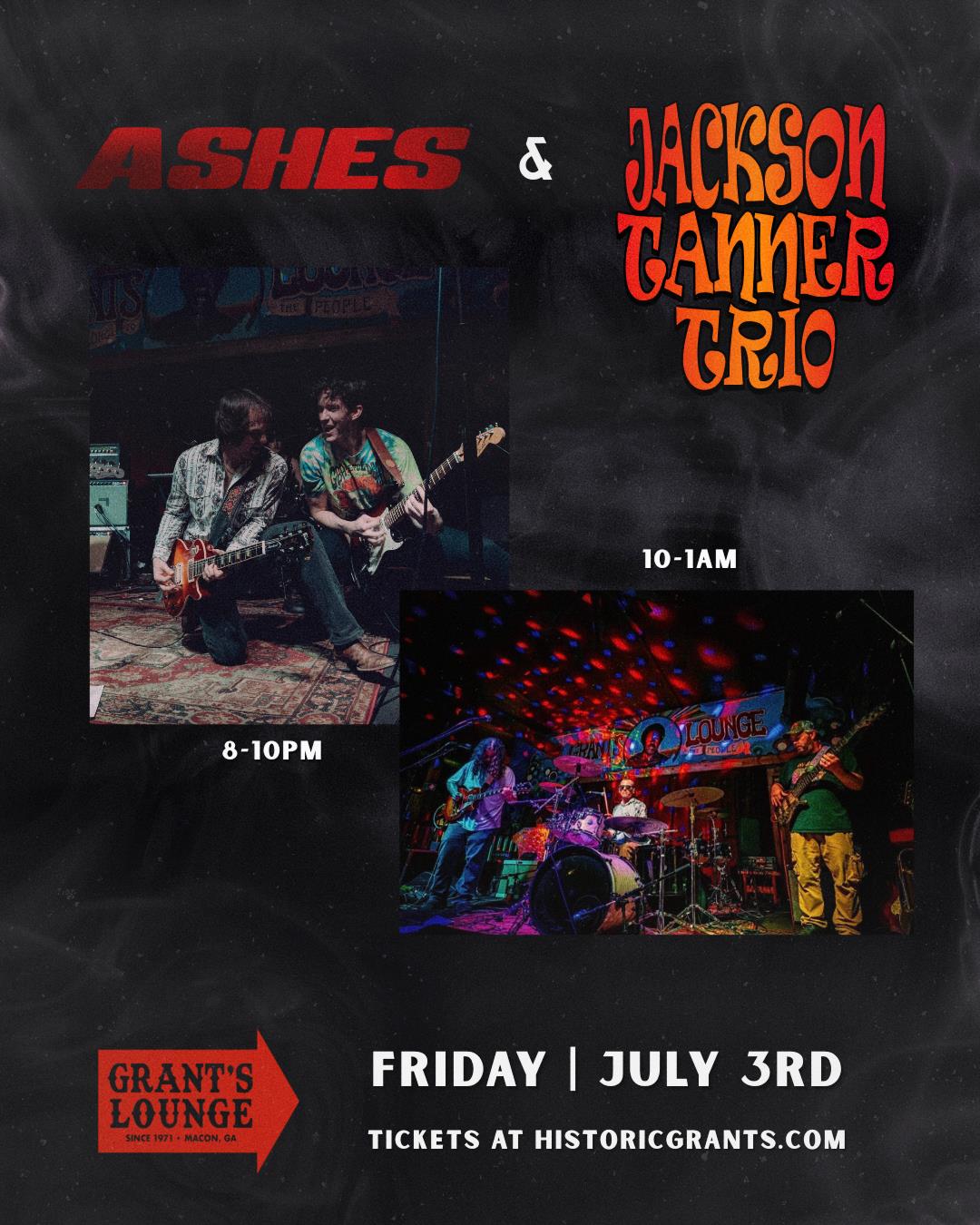 Ashes & Jackson Tanner Trio
