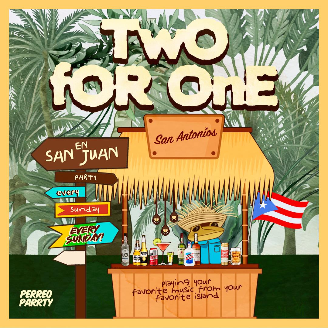 2-for-1 in San Juan - Latin Sunday Party @ San Antonios