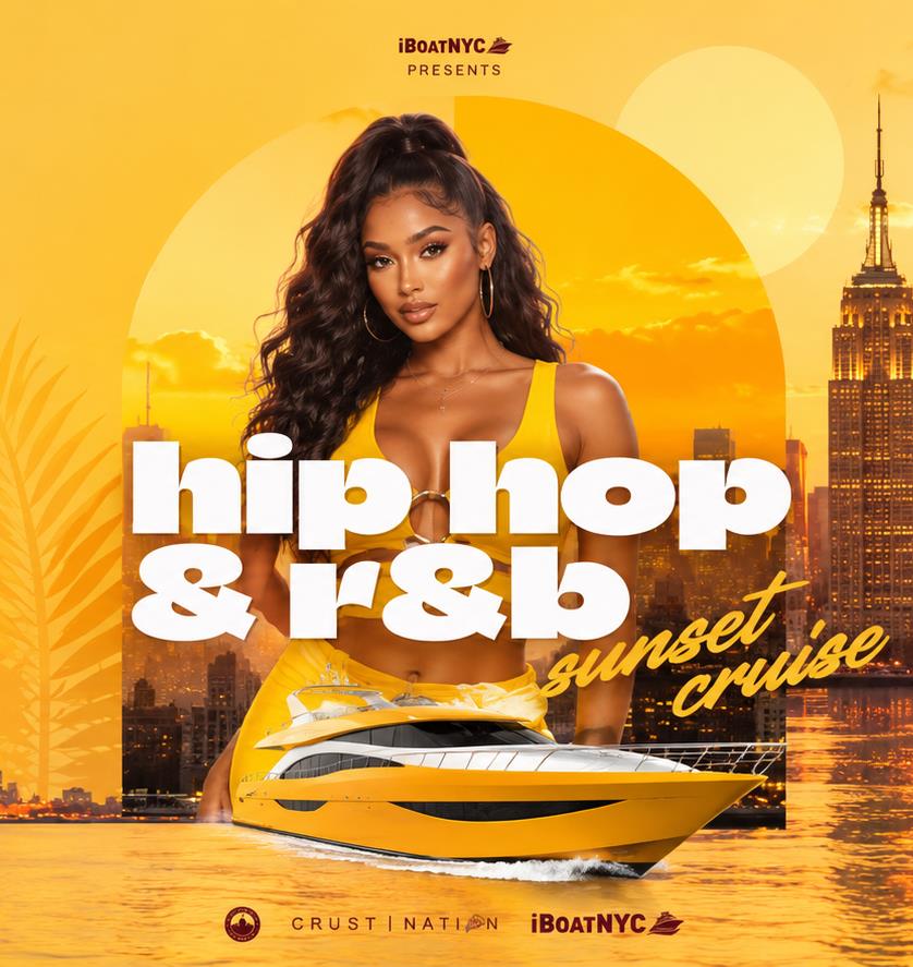 NYC #1 HIP HOP & R&B Boat Party Yacht Sunset Cruise