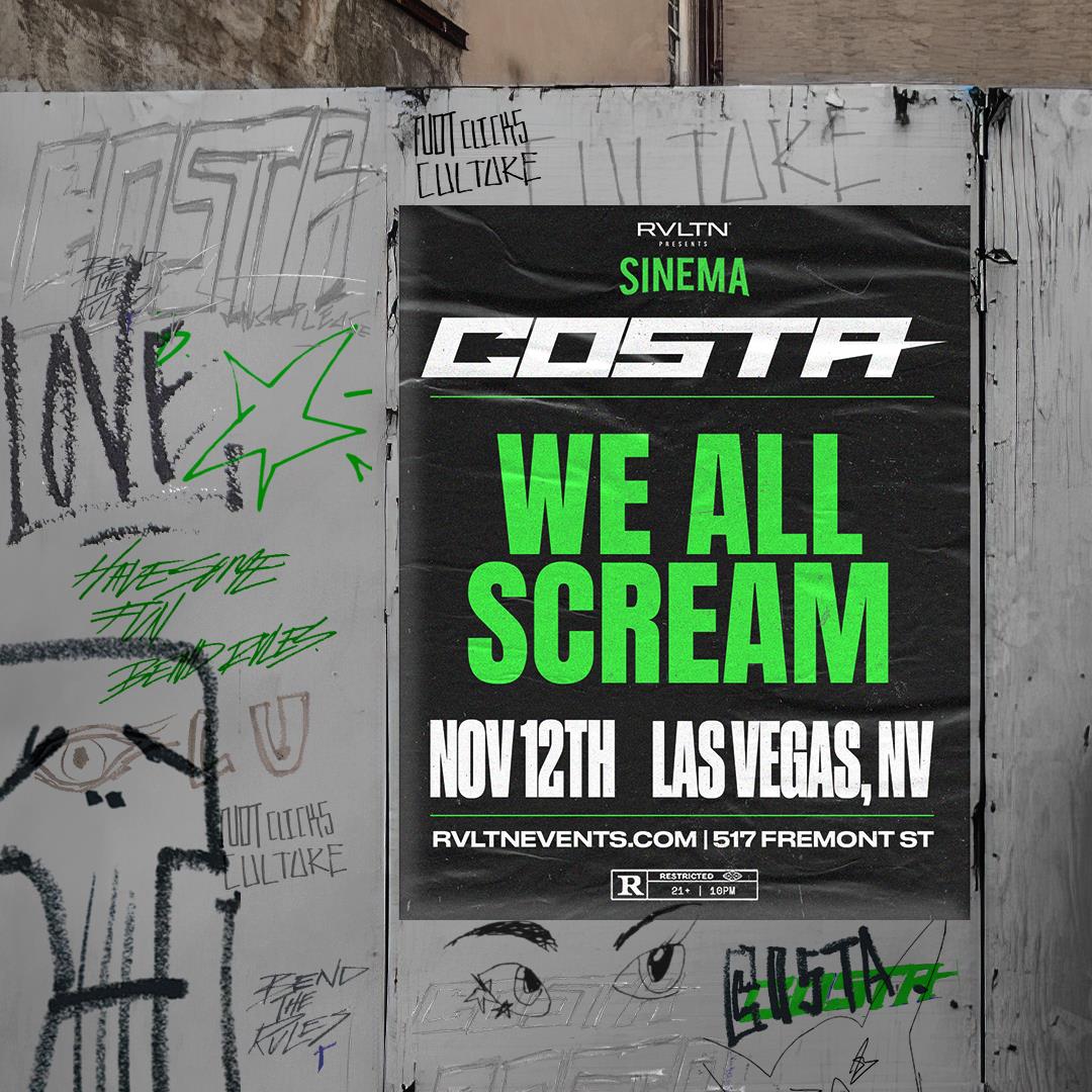 RVLTN Presents: SINEMA w/ COSTA  + More! (21+)