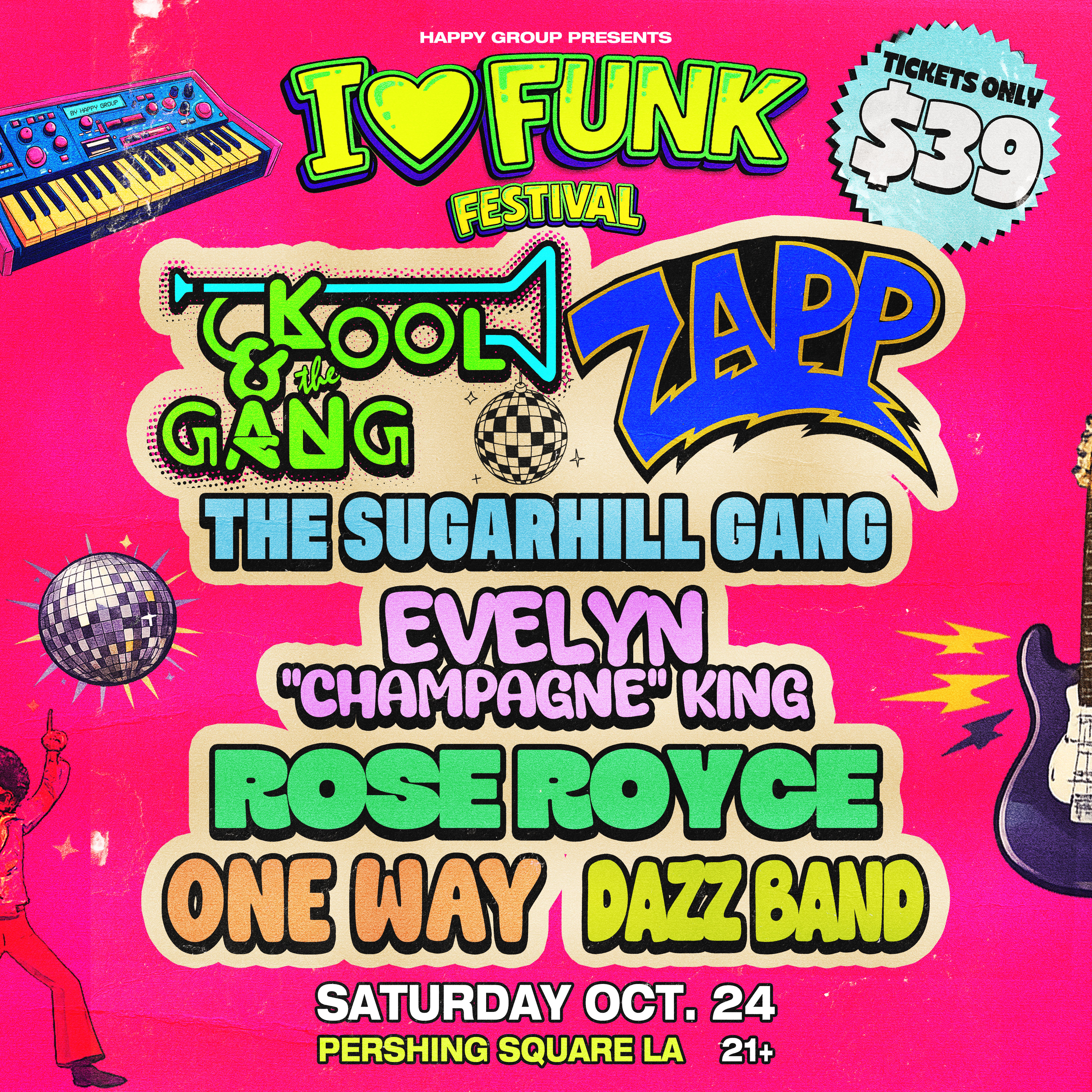 Kool & the Gang, Zapp & more at I Love Funk Fest!