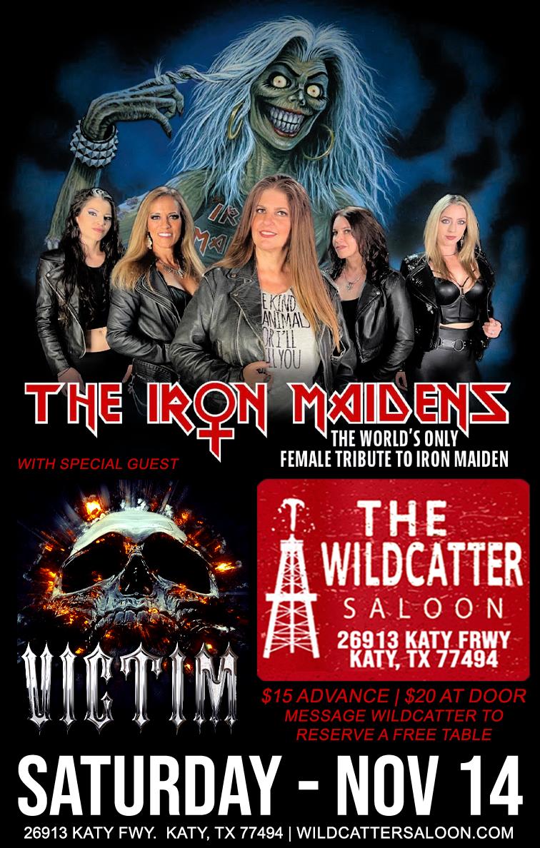 THE IRON MAIDENS-ALL FEMALE TRIBUTE TO IRON MAIDEN w/VICTIM