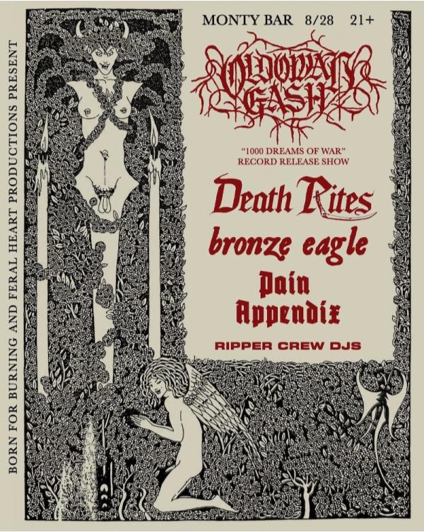 Oldowan Gash, Death Rites, Bronze Eagle, Pain Appendix