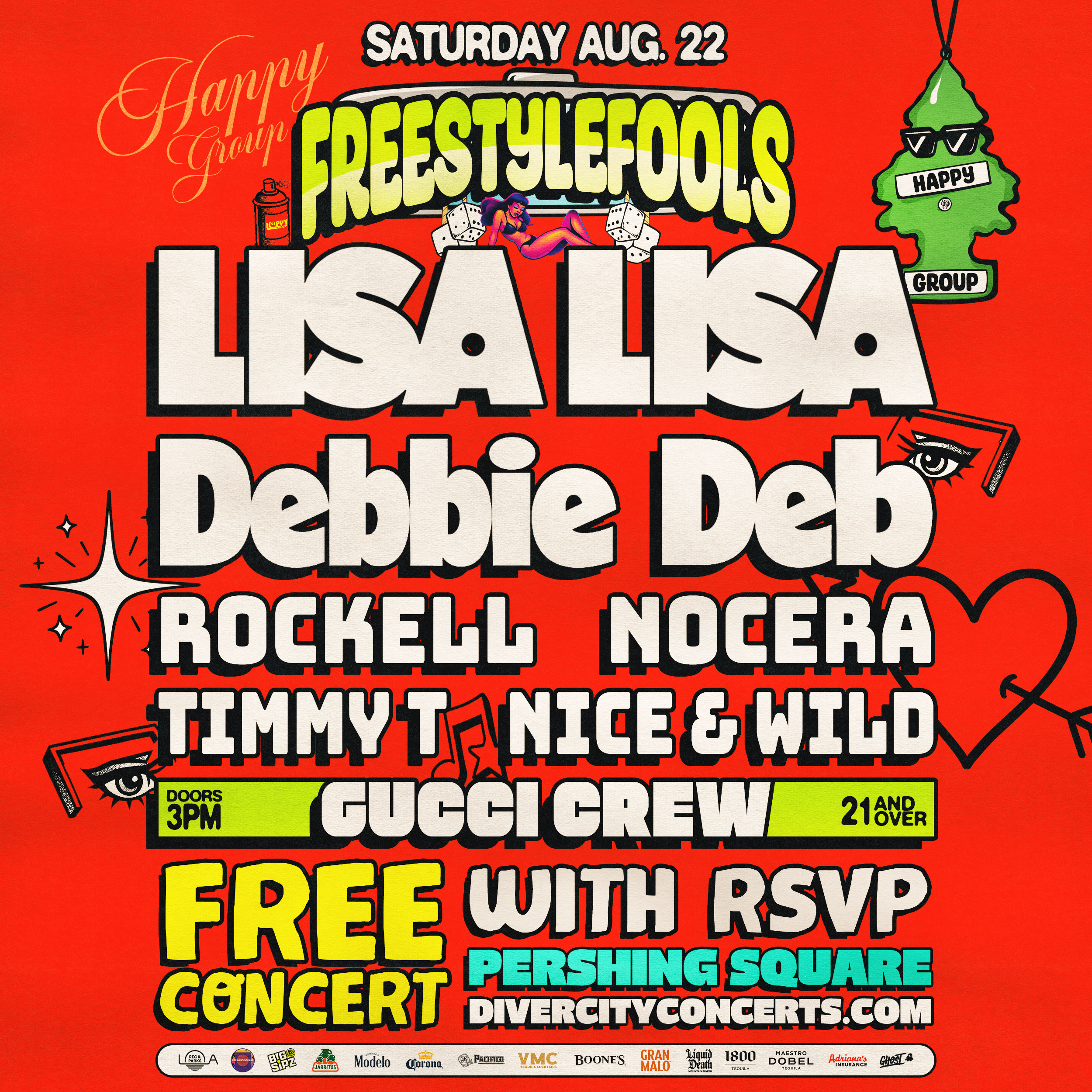 FREE EVENT! Lisa Lisa, Debbie Deb, Rockell, Nocera & more!
