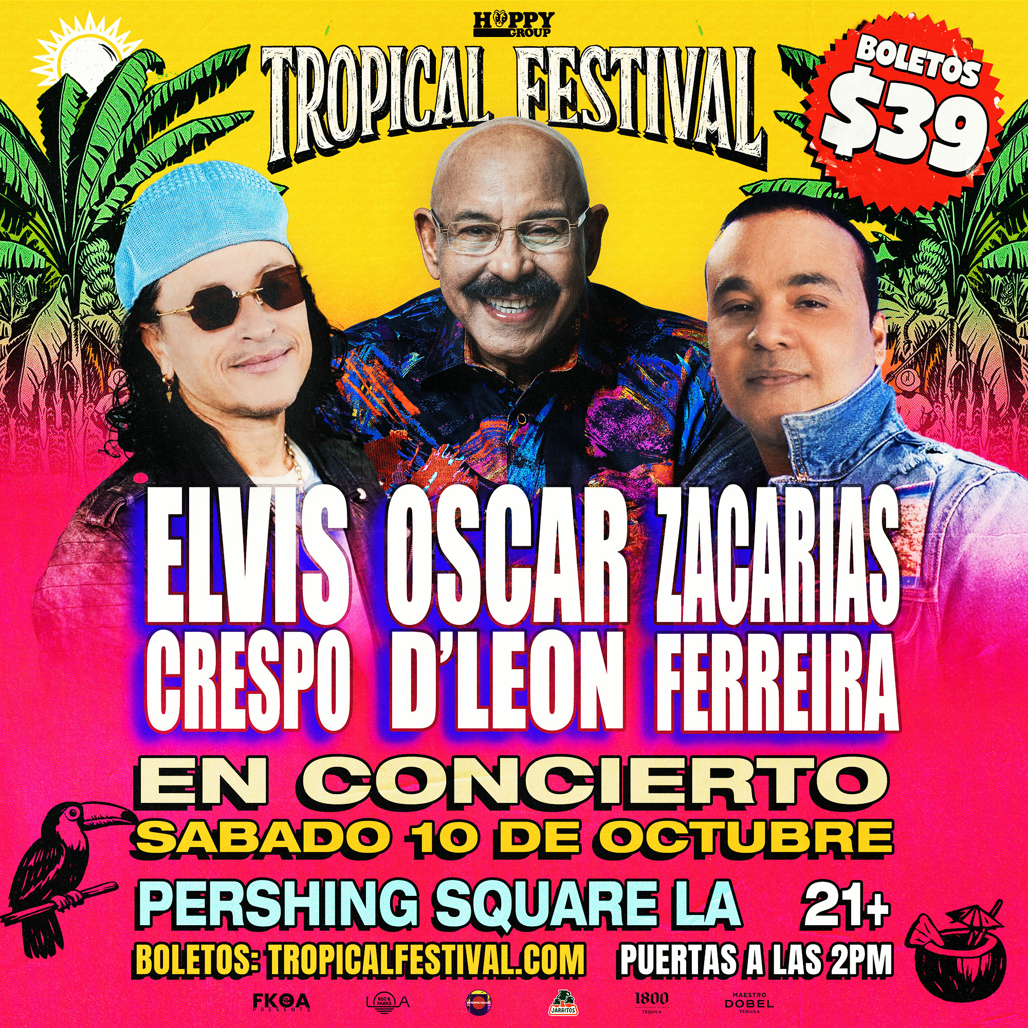 Elvis Crespo, Oscar D'Leon, Zacarias Ferreira y mas en vivo!