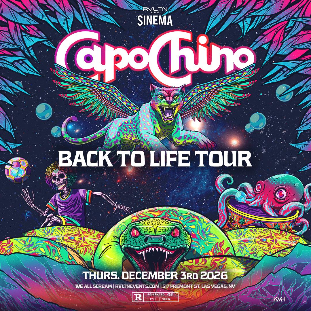 RVLTN Presents: SINEMA w/ CAPOCHINO+ More! (21+)