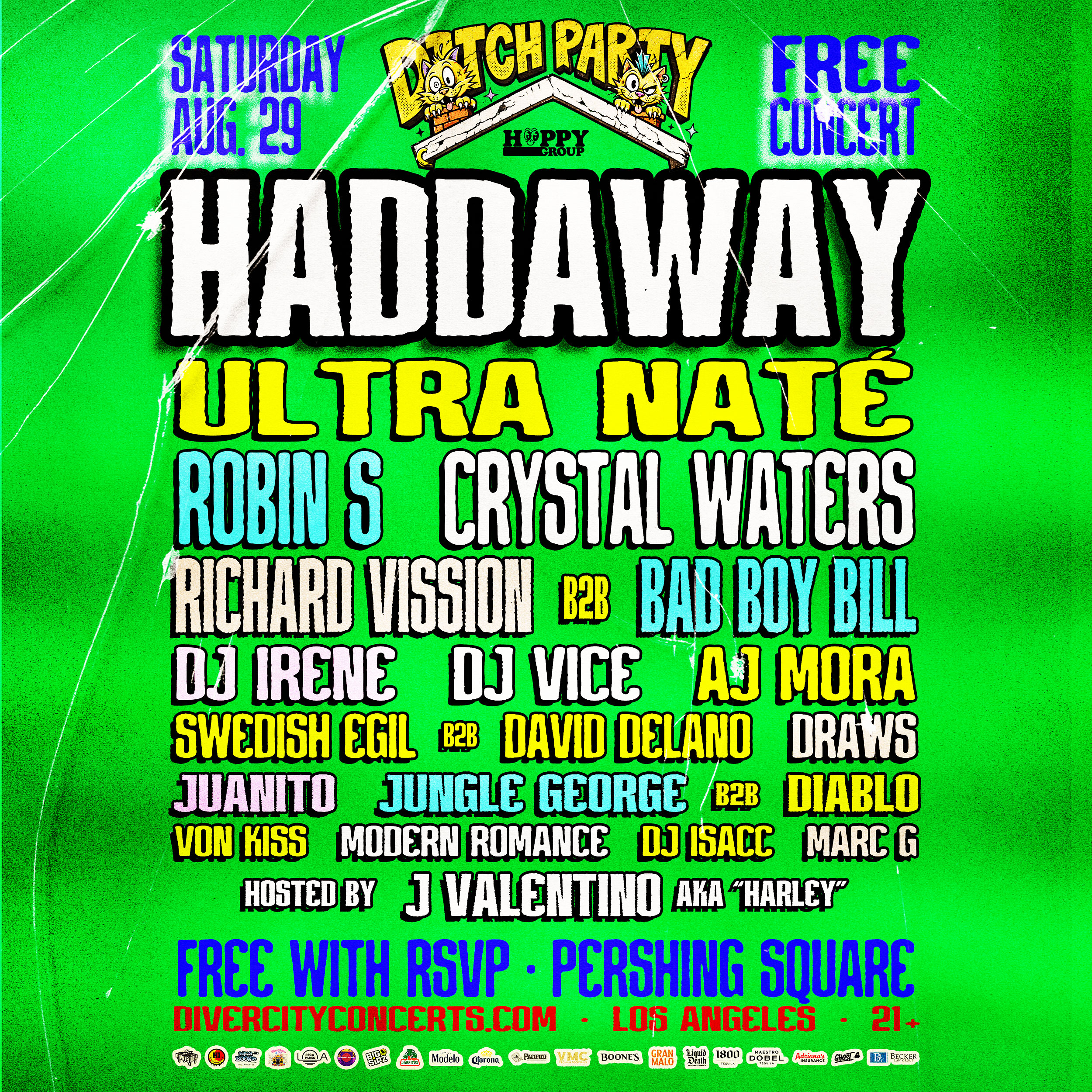 FREE CONCERT! Haddaway, Ultra Naté, Robin S & more!