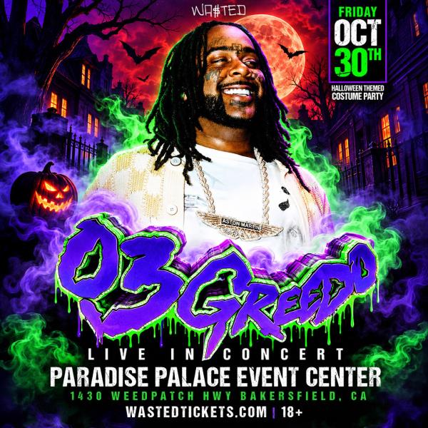 03 GREEDO Live in Concert - Bakersfield, CA