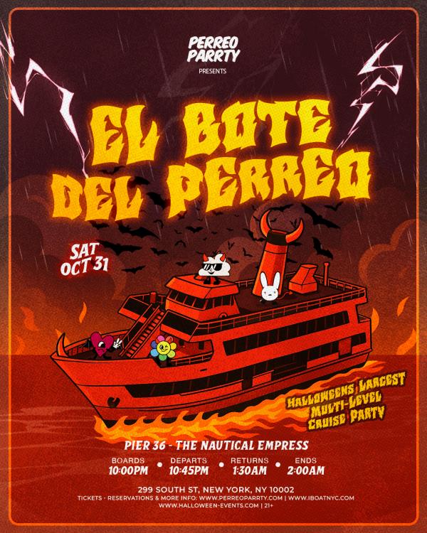 El Bote del Perreo - Halloween Latin & Reggaeton Boat Party